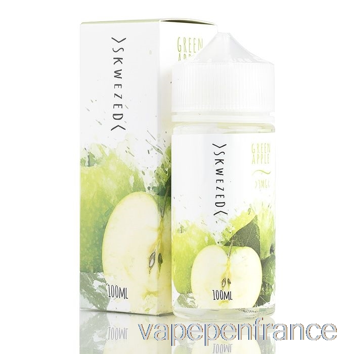 Pomme Verte - E-liquide Skwezed - Stylo Vape 100 Ml 6 Mg